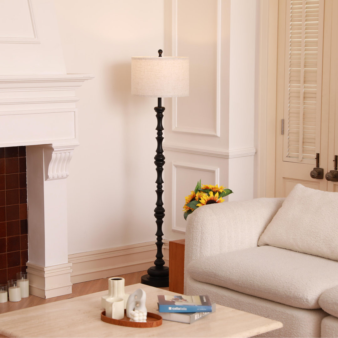 62“ Traditional Resin Floor Lamp